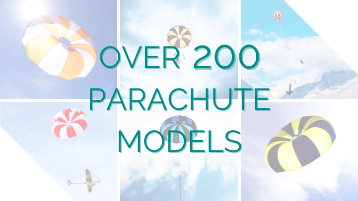 Drone parachutes by Fruity Chutes